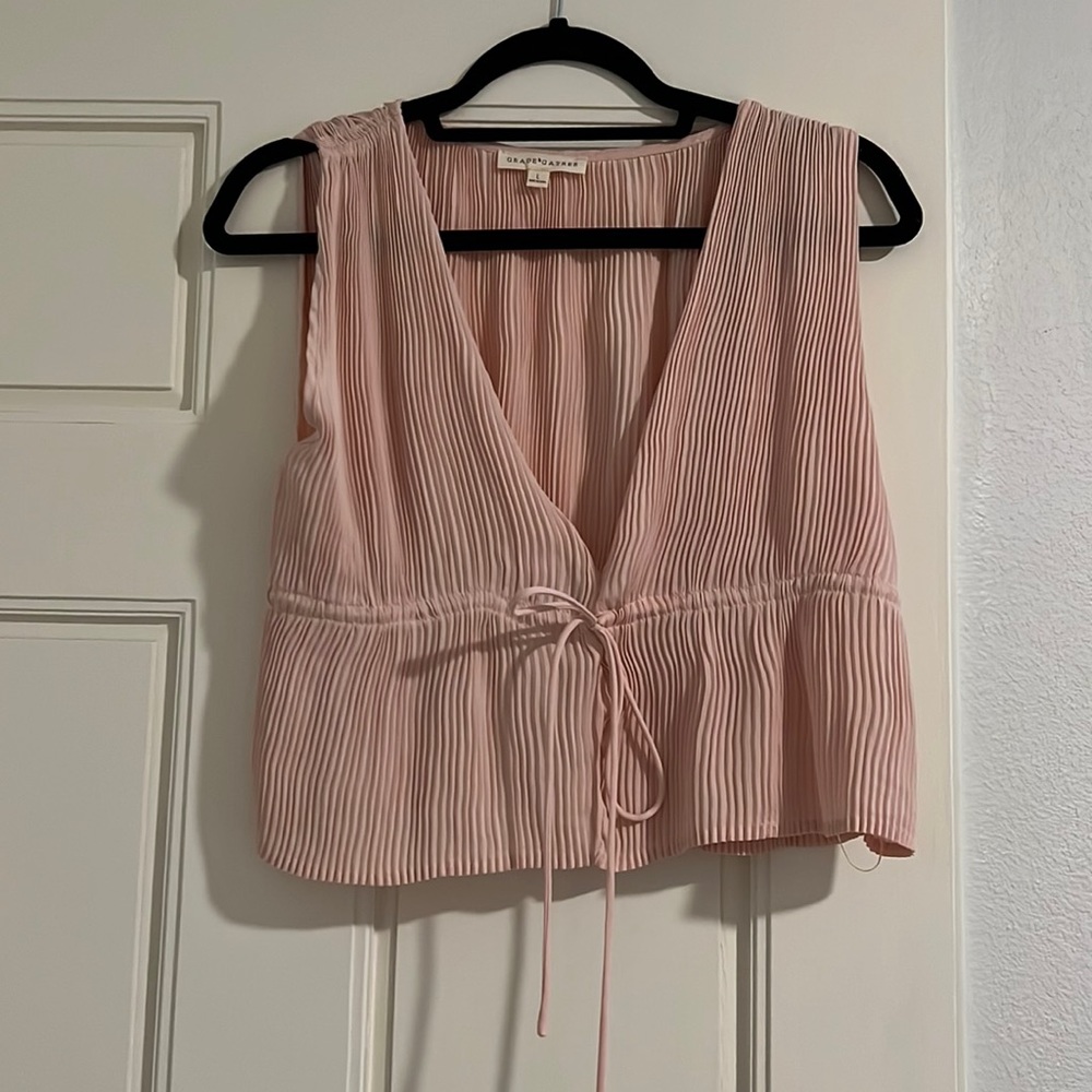Pink blouse